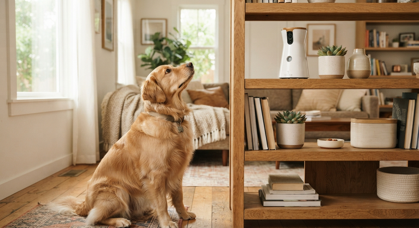 PickPerch smart pet camera lifestyle photo