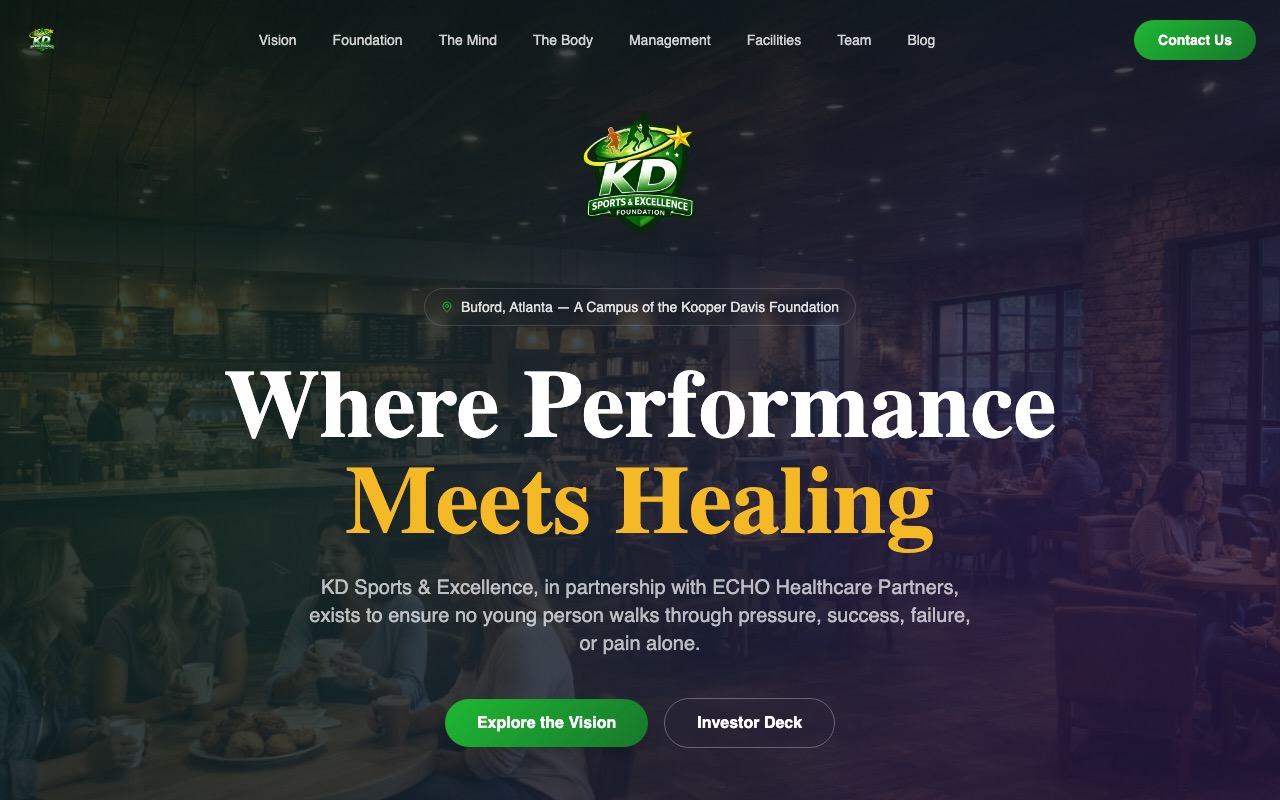 Heartspace KD Foundation site preview