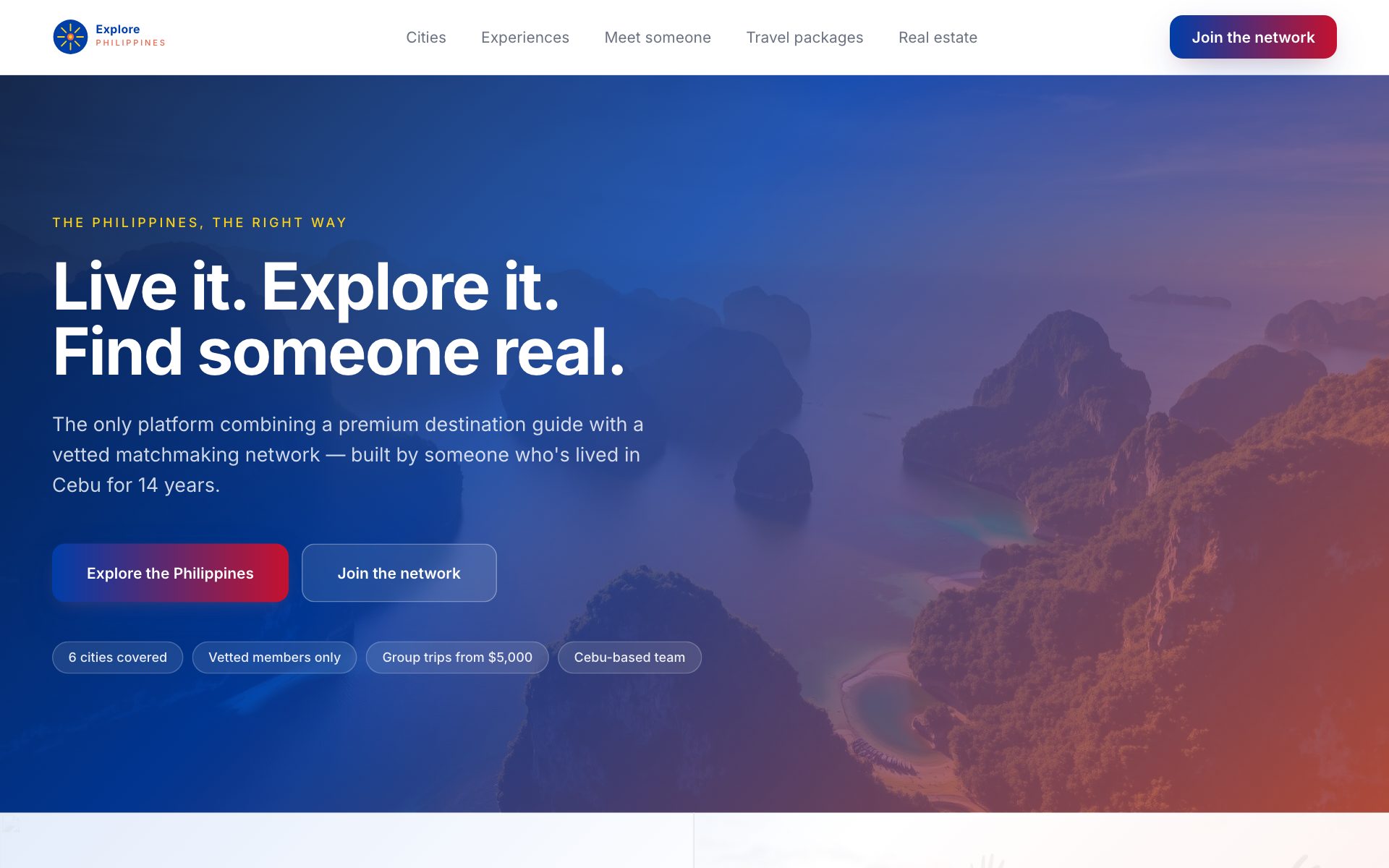 Explore Philippines site preview